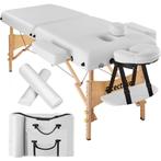 Massagetafel-set met 2 zones, 7,5cm matras en houten frame -, Sport en Fitness, Massageproducten, Verzenden, Nieuw