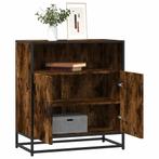 vidaXL Dressoir 68x35x76 cm bewerkt hout gerookt, Huis en Inrichting, Kasten | Dressoirs, Verzenden, Nieuw, Overige houtsoorten