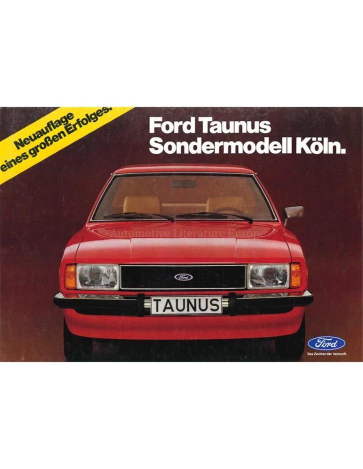 1978 FORD TRANUS KÖLN BROCHURE DUITS, Boeken, Auto's | Folders en Tijdschriften, Ford