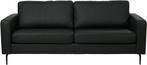 Leren bank Match, 3-zitsbank - Echt leer, Modern, Comfortabe, Ophalen of Verzenden, Rechte bank, Modern, 200 tot 250 cm