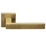 Deurklink BASICS BSQ2-G op vierkant rozet PVD mat goud, Doe-het-zelf en Verbouw, Hang- en Sluitwerk, Verzenden, Nieuw