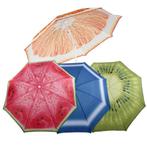 Lifetime Verstelbare strandparasol - sinaasappelprint - Ø.., Tuin en Terras, Partytenten, Ophalen of Verzenden, Nieuw