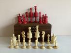 Schaakspel - Neurenbergse stijl - Been, Antiek en Kunst