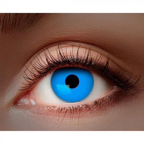Halloween Maandlenzen Uv Flash Blauw, Hobby en Vrije tijd, Feestartikelen, Nieuw, Verzenden
