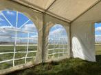 Classic Plus Partytent PVC 5x5x2 mtr in Zandkleur, Tuin en Terras, Verzenden, Nieuw, 2 meter of meer, Partytent