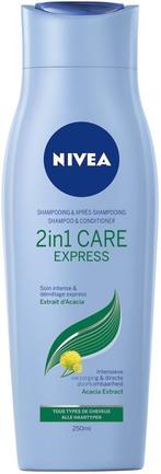 NIVEA 2IN1 CARE EXPRESS SHAMPOO FLACON 250 ML, Verzenden, Nieuw