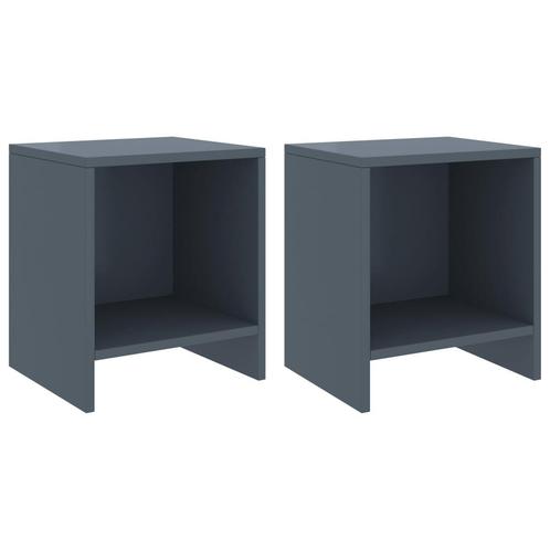 vidaXL Nachtkastjes 2 st 35x30x40 cm massief grenenhout, Huis en Inrichting, Slaapkamer | Nachtkastjes, Nieuw, Minder dan 45 cm