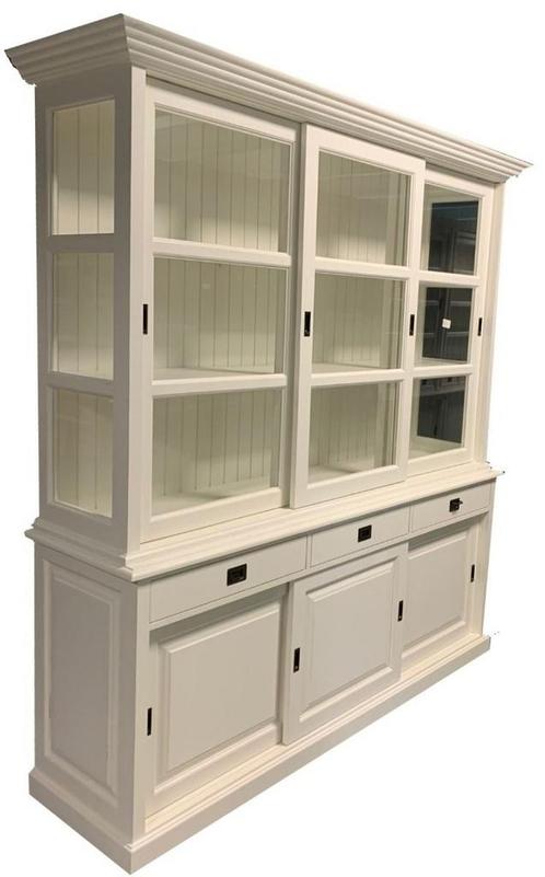 Buffetkast wit geschuurd Helmond 205cm, Huis en Inrichting, Kasten | Buffetkasten, Ophalen of Verzenden