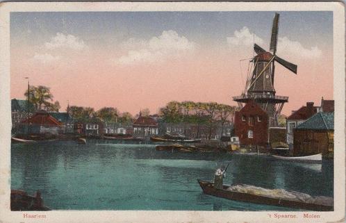 HAARLEM - t Spaarne. Molen, Verzamelen, Ansichtkaarten | Nederland, Verzenden