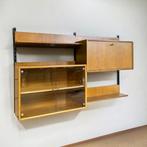 Wandrek - Glas, Hout, Metaal - Profielpaneelgroep, Antiek en Kunst, Kunst | Designobjecten