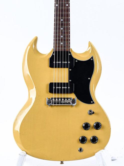 Maybach Albatroz 65-2 P90 TV Yellow Aged 2019, Muziek en Instrumenten, Snaarinstrumenten | Gitaren | Elektrisch, Solid body, Gebruikt