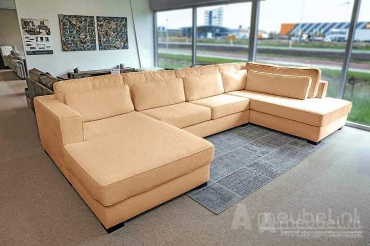 U-Bank Arnhem - u-banken - Beige, Huis en Inrichting, Banken | Sofa's en Chaises Longues, Nieuw, Stof