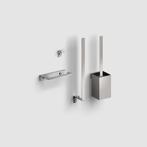 Accesoireset Toilet Clou Fold RVS Geborsteld, Doe-het-zelf en Verbouw, Sanitair, Ophalen of Verzenden, Nieuw