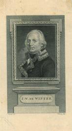 Portrait of Jan Willem de Winter, Count of Huessen, Antiek en Kunst, Kunst | Etsen en Gravures