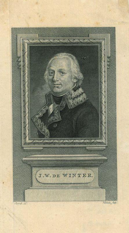 Portrait of Jan Willem de Winter, Count of Huessen, Antiek en Kunst, Kunst | Etsen en Gravures