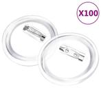 Buttons 58mm Acryl 100 st | Retourdeal | Knutselaars -35%, Hobby en Vrije tijd, Ophalen of Verzenden, Nieuw, Materiaal