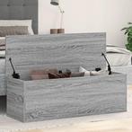 vidaXL Opbergbox 102x35x35 cm bewerkt hout grijs sonoma, Huis en Inrichting, Woonaccessoires | Kisten, Verzenden, Nieuw