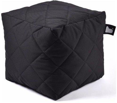 B-Box Outdoor Quilted Poef - Zwart, Huis en Inrichting, Banken | Voetenbanken en Poefen, Verzenden