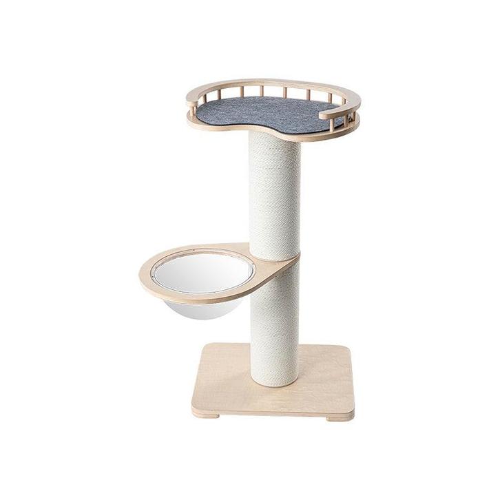 Kattenboom - krabpaal - kattenmand - met transparante kom, Dieren en Toebehoren, Krabmeubelen, Nieuw, Verzenden