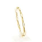 Gouden closed for ever armband | 21 cm (moderne armband), Sieraden, Tassen en Uiterlijk, Armbanden, Ophalen of Verzenden, Gebruikt
