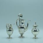 Koffie- en theeservies (3) - Zilver, Antiek en Kunst, Antiek | Goud en Zilver