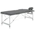 vidaXL Massagetafel met 3 zones 186x68 cm aluminium frame, Sport en Fitness, Massageproducten, Verzenden, Nieuw