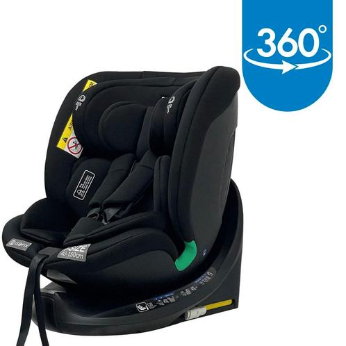 Ding Mae Black 40-150 cm 360° i-Size Autostoel DI-903161, Kinderen en Baby's, Autostoeltjes, Nieuw, Isofix, 15 t/m 36 kg, Verzenden