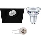 Voordeelset: LED Spot Set - Pragmi Nivas Pro - GU10 Fitting, Metaal of Aluminium, Nieuw, Ophalen of Verzenden, Led