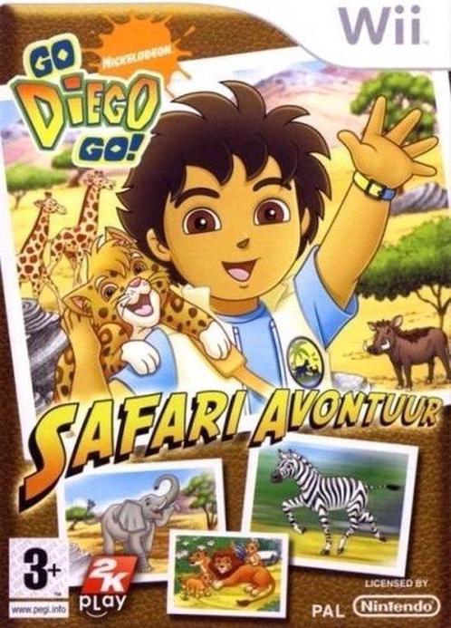 Go Diego Go! Safari Avontuur (Wii Games), Spelcomputers en Games, Games | Nintendo Wii, Zo goed als nieuw, Ophalen of Verzenden