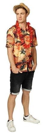 Tropische Hawaii shirt orange, Kleding | Heren, Ophalen of Verzenden, Nieuw