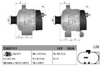 Dynamo / Alternator JAGUAR XF I,SPORTBRAKE (2.2 D), Auto-onderdelen, Motor en Toebehoren, Ophalen of Verzenden, Nieuw