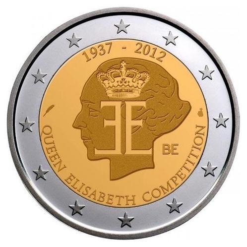 België 2 Euro Elisabeth Concours 2012, Postzegels en Munten, Munten | Europa | Euromunten, Verzenden
