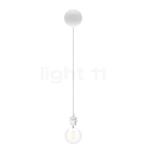Umage Cannonball Hanglamp 1-licht, wit - met globe lichtbron, Huis en Inrichting, Lampen | Hanglampen, Verzenden, Nieuw