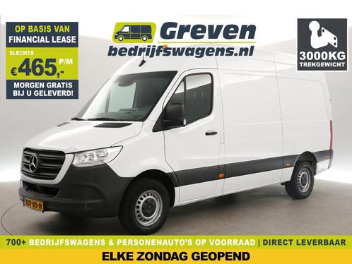 Mercedes-Benz Sprinter 315 1.9 CDI L2H2 150PK AUT Cam €465pm, Auto's, Bestelauto's, Automaat, Diesel, Wit, Mercedes-Benz, Verzenden