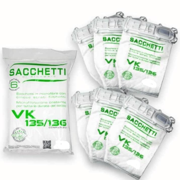 Stofzuigzakken Sacchetti Compatibili per Vorwerk Folletto, Witgoed en Apparatuur, Stofzuigers, Zo goed als nieuw, Ophalen of Verzenden