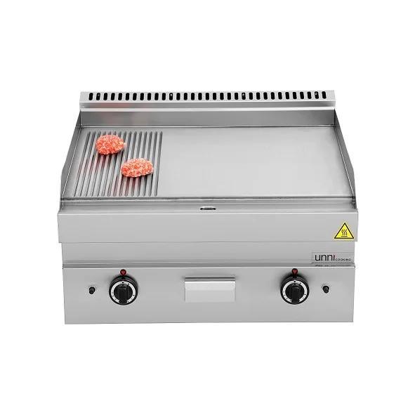 Unni-cooking | Bak-/grillplaat | Gas | Glad/gegroefd Oppervl, Zakelijke goederen, Horeca | Keukenapparatuur, Nieuw in verpakking