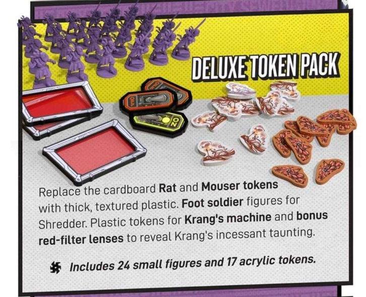 Unmatched Adventures: TMNT – Deluxe Token Pack, Hobby en Vrije tijd, Gezelschapsspellen | Bordspellen, Verzenden