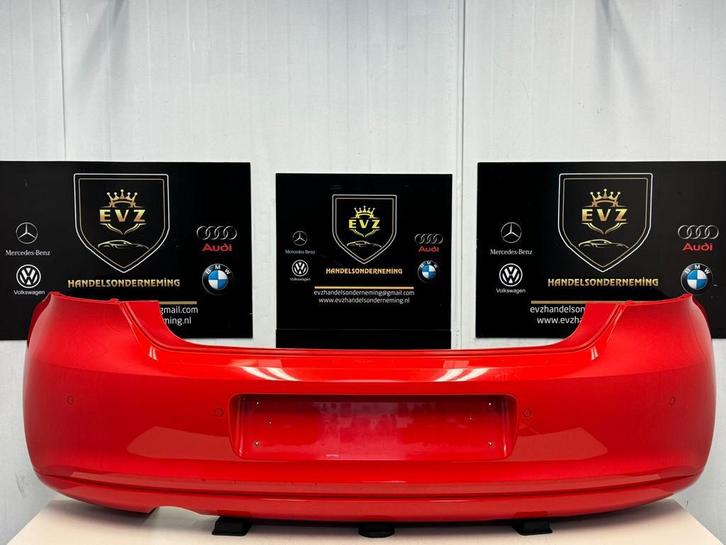 VW Polo 6R achterbumper bj.2010 art.6R6807421 kleur rood, Auto-onderdelen, Carrosserie en Plaatwerk, Gebruikt, Volkswagen, Achter