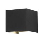 LED Wandlamp buiten 6W | vierkant | IP54 | zwart, Huis en Inrichting, Lampen | Wandlampen, Ophalen of Verzenden, Nieuw, Kunststof