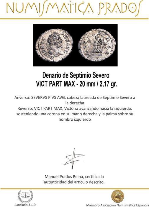 Romeinse Rijk. Caracalla (198-217 n.Chr.). Denarius PM TR P, Postzegels en Munten, Munten | Europa | Niet-Euromunten