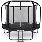 VirtuFit Premium Trampoline met Veiligheidsnet - Zwart - 305, Verzenden, Nieuw
