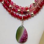 Lange halsband van Agata Rosa met verwijderbare hanger van
