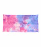 Haarband stof - Tie dye patroon 11cm - Paars roze, Nieuw