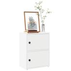 vidaXL Boekenkast 40x24x52 cm bewerkt hout wit, Verzenden, Nieuw, Overige houtsoorten