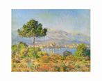 Kunstdruk Claude Monet - Antibes, 1888 71x56cm, Huis en Inrichting, Woonaccessoires | Schilderijen, Tekeningen en Foto's, Verzenden