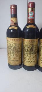 1957 x2 & 1969 Ruffino Riserva Ducale - Chianti - 3 Flessen, Verzamelen, Nieuw