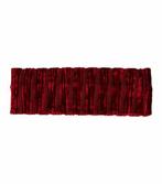 Haarband Streep 7cm Velvet Donker Rood, Nieuw