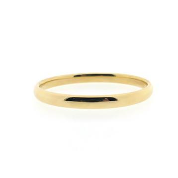 Gouden gladde slavenarmband | Ø 60 mm (tijdloos sieraad) beschikbaar voor biedingen