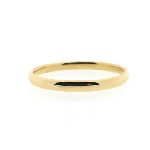 Gouden gladde slavenarmband | Ø 60 mm (tijdloos sieraad), Sieraden, Tassen en Uiterlijk, Armbanden, Overige kleuren, Gebruikt