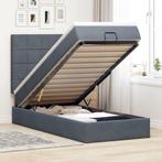 vidaXL Ottoman bed met matrassen 80x200cm fluweel, Huis en Inrichting, Slaapkamer | Bedden, Eenpersoons, Verzenden, Nieuw, 80 cm